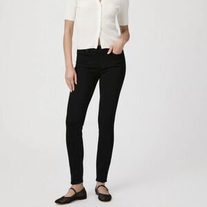 PAIGE Black Verdugo Ankle Jeans Women’s Size 27 Dark Wash Skinny Slim Midrise